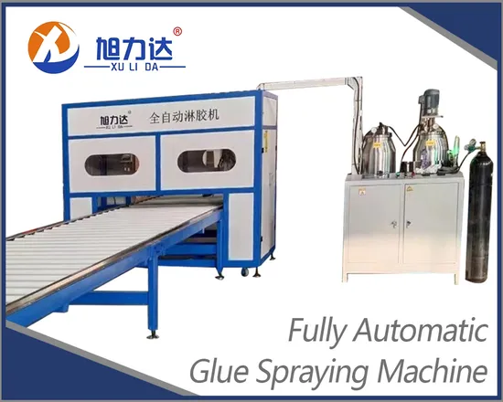 Automatic Feeding Automatic Glue Mixing Laminating Chinese Made Panel Machines for Rock Wool Sandwich Panel MGO Panels SIP Panels Aluminum Honeycomb Panel