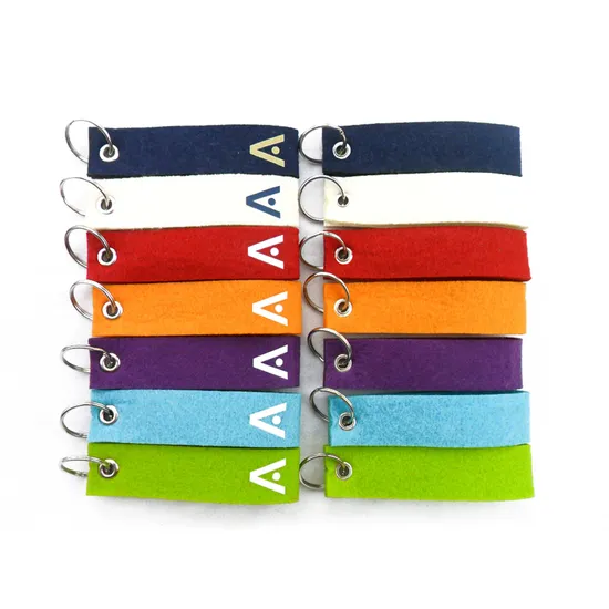 Creative and Exquisite Embroidery Felt Keychains, Chains, Non