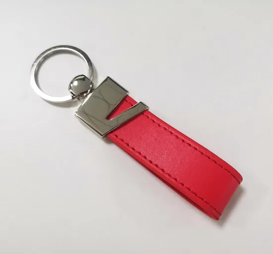 Ea123 Monogram Bear and Red Calf Shape PU Charm Custom Women Accessories Designer Inspired Keychains Wholesale Brand Luxury Leather Animal Keychain