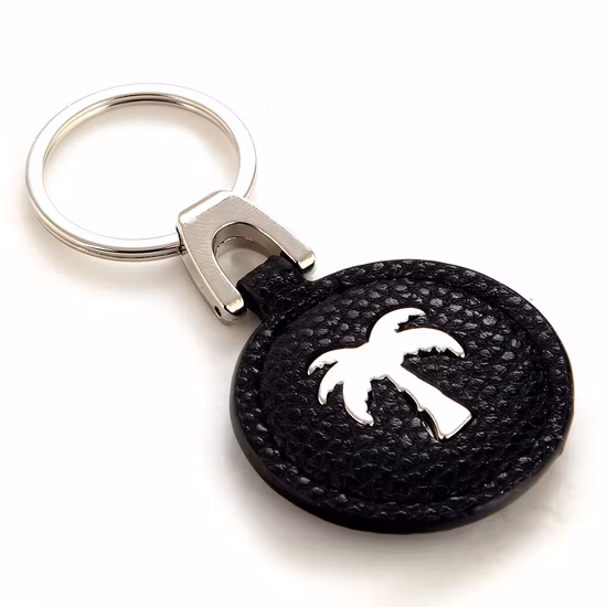 Ea123 Monogram Bear and Red Calf Shape PU Charm Custom Women Accessories Designer Inspired Keychains Wholesale Brand Luxury Leather Animal Keychain