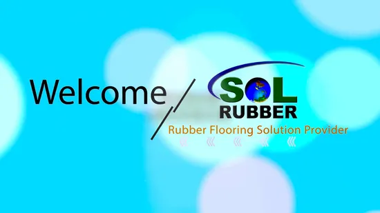 15mm Black Recycled Rubber Gym Rubber Flooring Tiles 