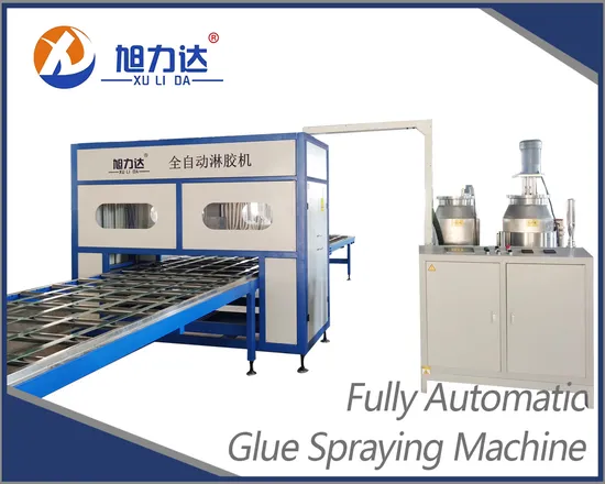 Saved Glue Spraying Equipment for XPS (Extruded polystyrene board) Office Partition Wallboard FRP Plywood Panel 