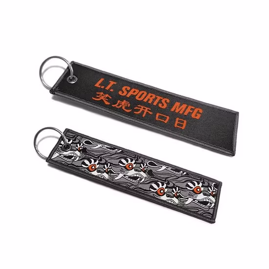 Embroidery Blanks Wholesale Towelling Letters Woven TPU Patch Keychain for Airplane
