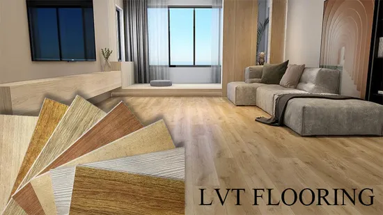 Fireproof Wood Flooring Lvt Floor for Modern Home Decor 